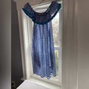 Roberta Roller Rabbit Off Shoulder Summer Dress Small